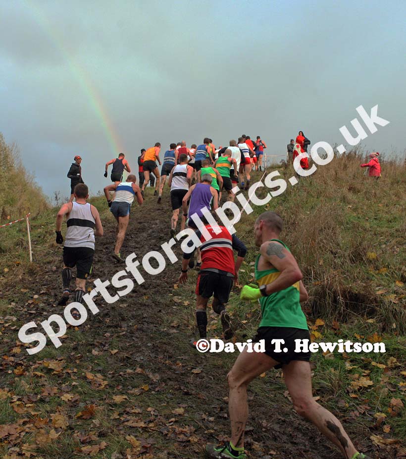 Rainbow over the senior mens NEHL, Jarrow. David T. Hewitson/Sports for All Pics